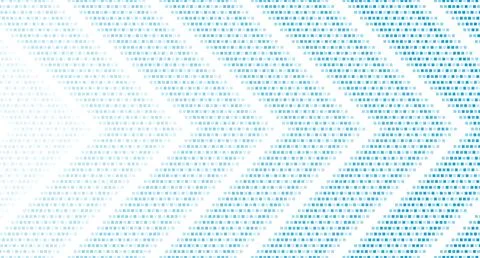 Abstract blue dotted arrows geometric tech background Stock Illustration