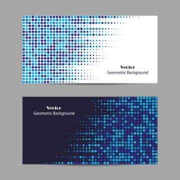 Abstract blue dotted background. Halftone. Vector illustration Stock Illustration