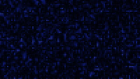 Abstract blue dotted background. Luxury shimmering halftone video pattern, dot Vídeos de archivo 323177447