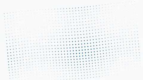 Abstract blue dotted grid motion background loop 動画素材 344740293