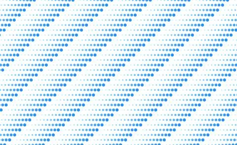 Abstract blue dotted lines geometric tech background Stock Illustration
