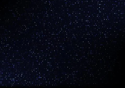 Abstract blue dotted particles pattern on black background digital technology 스톡 일러스트