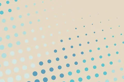 Abstract blue dotted pattern on beige background Фото