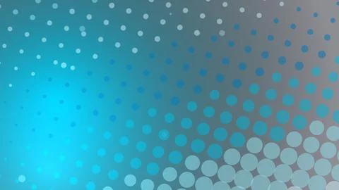 Abstract blue dotted pattern with gradient background Illustration