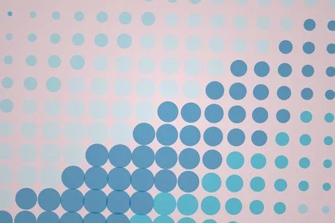 Abstract blue dotted pattern with gradient background Stock Photos