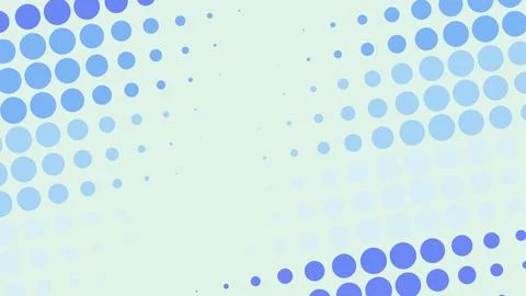 Abstract blue dotted pattern on a light background Stock Illustration