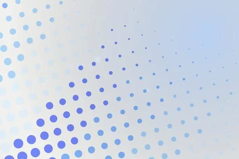 Abstract blue dotted pattern on light background Stock Photos