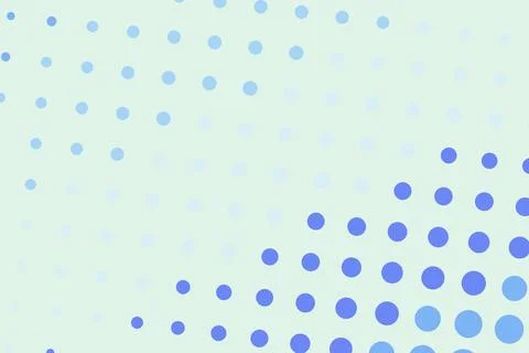Abstract blue dotted pattern on light background Stock Photos