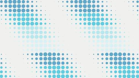 Abstract blue dotted pattern on a white background Stock Illustration