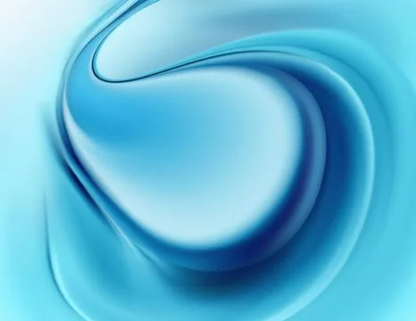 Abstract blue drop Stock Illustration