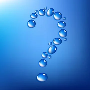 Abstract blue drops Stock Illustration