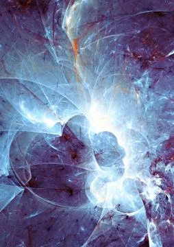 Abstract blue dynamic background with lighting effect 库存插图