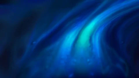 Abstract blue electrifying liquid wraps the invisible Stock Footage 75813846