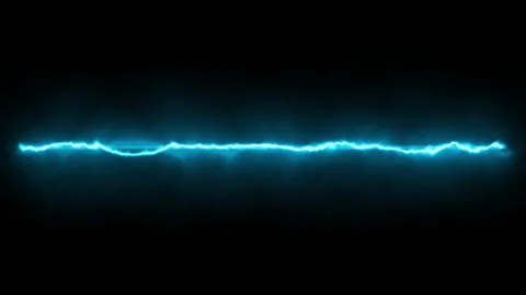 Abstract blue electro line on black background 스톡 동영상 231783172
