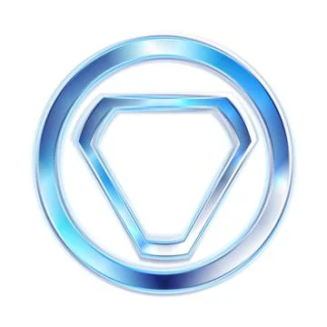 Abstract blue elegant shape. Vector logo eps 10 Abstract blue elegant shap... Stockfoto's