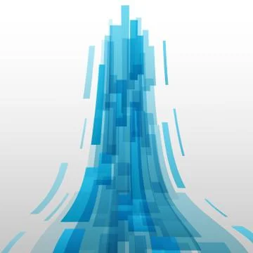 Abstract blue elements technology background 스톡 일러스트