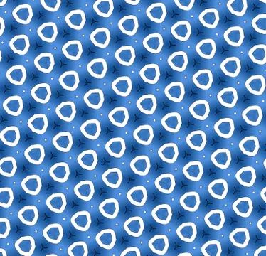Abstract blue emphatic circles background Stock Illustration