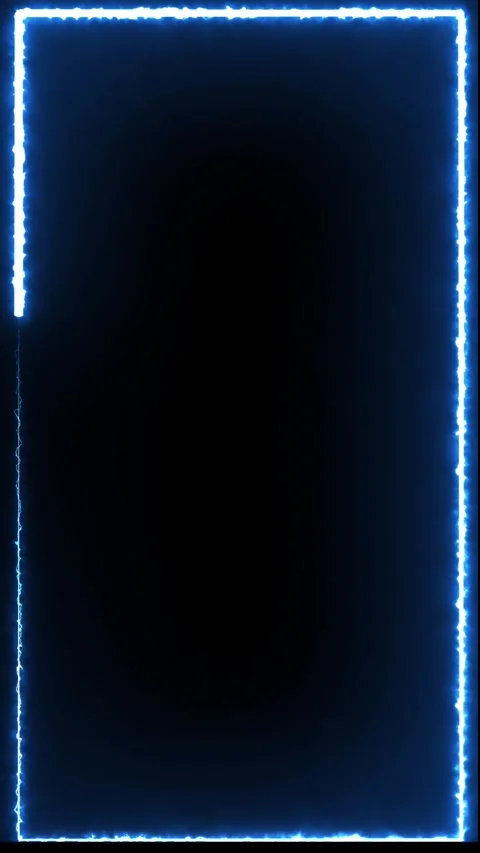Abstract blue energy light rectangle frame. 库存影片 331898409