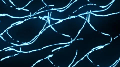 Abstract blue energy light strings or waves background Stock Illustration