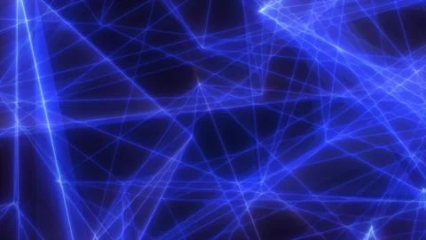 Abstract blue energy lines triangles magical bright glowing futuristic hi-t.. Stock Illustration