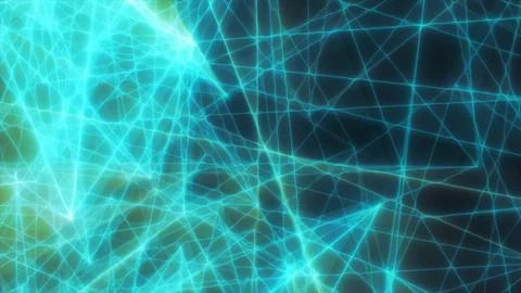 Abstract blue energy lines triangles magical bright glowing futuristic hi-t.. Stock Illustration