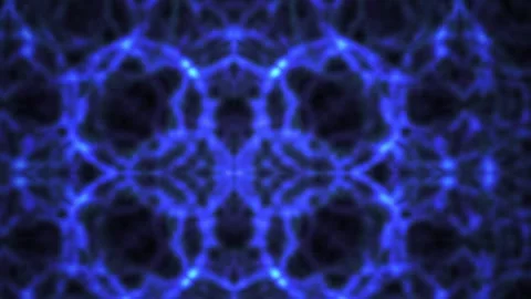 Abstract Blue Energy Network Pattern Background. Stock Footage 334412242