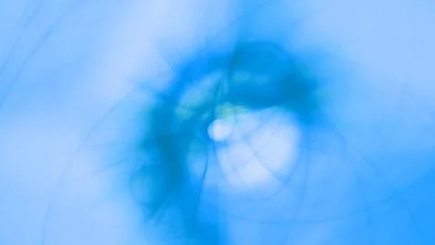 Abstract Blue Energy Showcase Background with Nebula Light Rays and Lens Flar Illustrazione stock