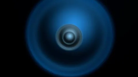 Abstract blue energy vortex with dynamic light effects for modern design and Stock Illustration