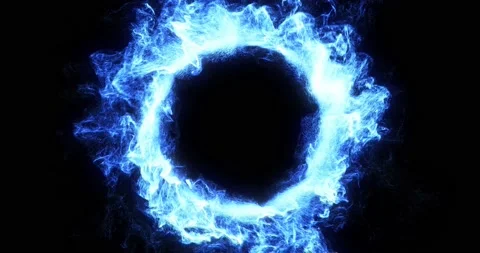 Abstract blue energy vortex for logo reveal. Stock Footage 142335023