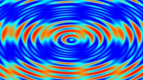 Abstract blue energy wave background loop for motion graphics and design Stock Footage 341055405