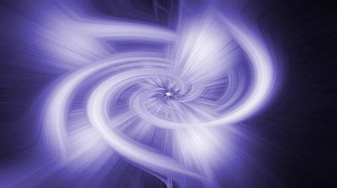 Abstract blue explode in deep space Stock Illustration