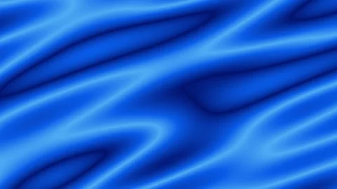 Abstract Blue Fabric Surface with Soft Flowing Waves and Smooth Texture Видео 340412229