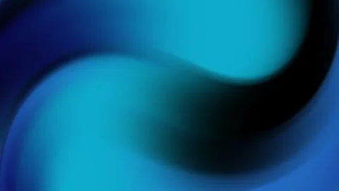 Abstract Blue Fade Background with Smooth Wave Light Effect Stock Footage 302967680