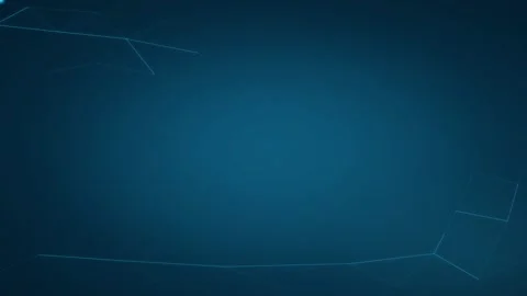 Abstract blue featuring a network of thin interconnected geometric lines an.. Видео 344809387