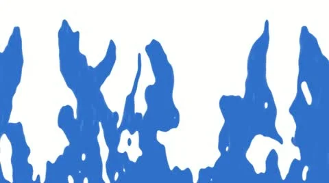 Abstract blue fire animation Stock Footage 21951492