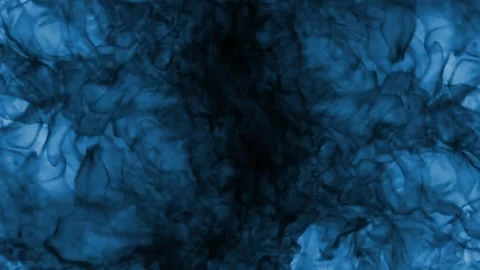 Abstract Blue Fire Explosion in X-Ray Style Stock Footage 343809450