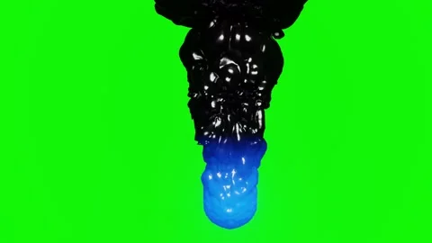 Abstract blue fire with smoke Stock-Footage 237593125