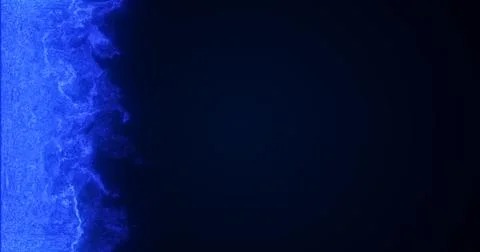 Abstract blue flame fire energy magical from smoke fog glowing bright elect.. Stock Illustration