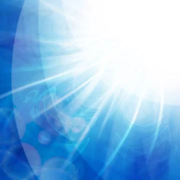 Abstract blue flash Stock Photos