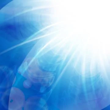 Abstract blue flash Stock Photos