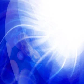 Abstract blue flash Stock Photos