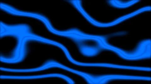 Abstract Blue Flow Lines on Dark Background for Technology and Art Designs Stock Illustration