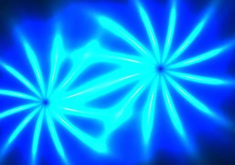 Abstract blue flower background The gradation of dark to light shades and t.. Stockillustratie