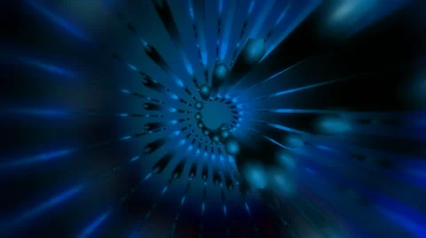 Abstract blue flower Stock Footage 44795231
