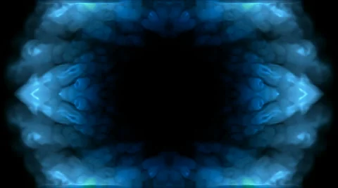 Abstract blue flower pattern oriental lotus texture background. Video stock 961745