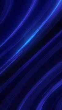 Abstract blue flowing light streaks on dark background, smooth futuristic m.. Stock Illustration