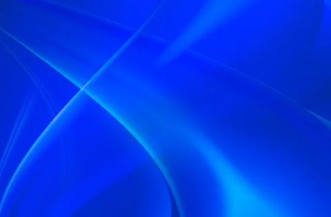 Abstract blue flowing shapes background for presentation slides and screen .. Illustrazione stock