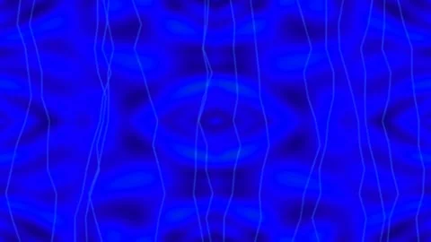 Abstract blue flowing waves background technology liquid motion pattern Stock Footage 339790104