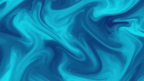 Abstract Blue Fluid Swirl Pattern for Background Design. Stock Illustration