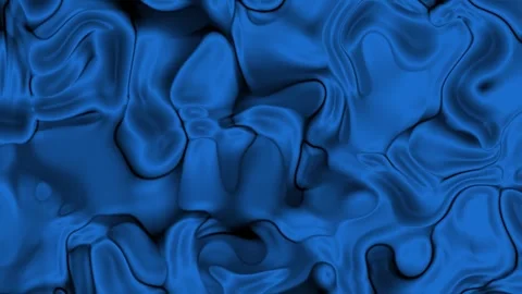 Abstract blue fluid swirls creating a rippling pattern Stock Footage 315712482